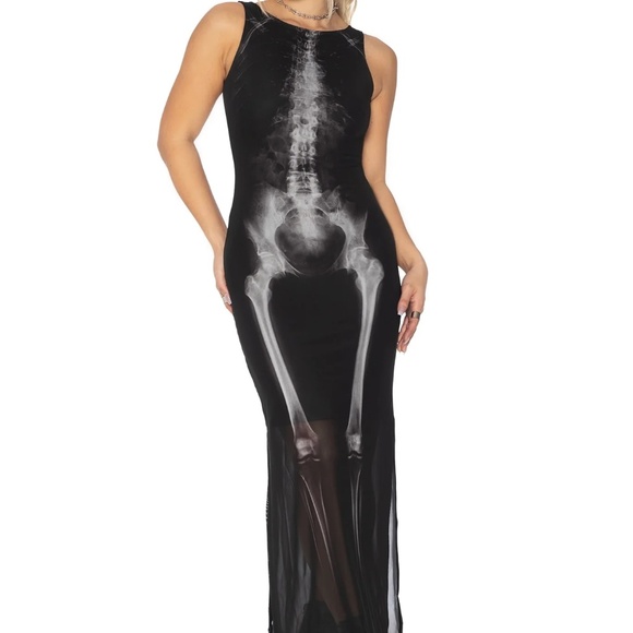 BlackMilk Clothing See Right Through Me Sheer Column Maxi Dress | Sz Small | NWT - Picture 1 of 5